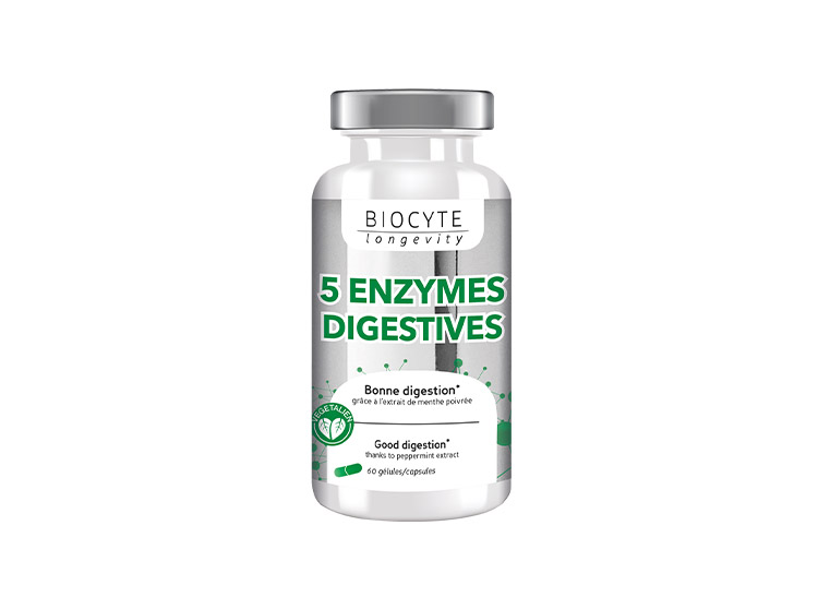 Longevity 5 Enzymes Digestives - 60 gélules